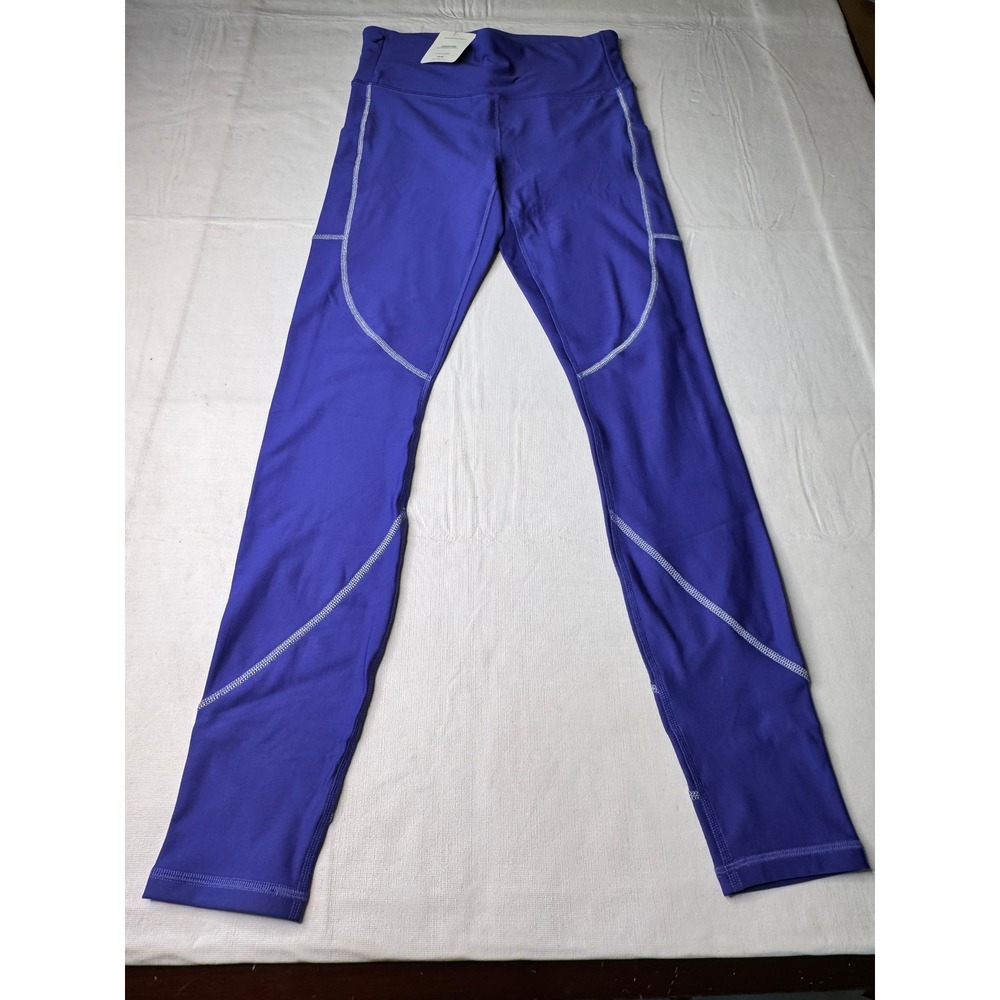 Fabletics High-Waisted Cold Weather Reflective Leggings Piscina Grey Medium Tall